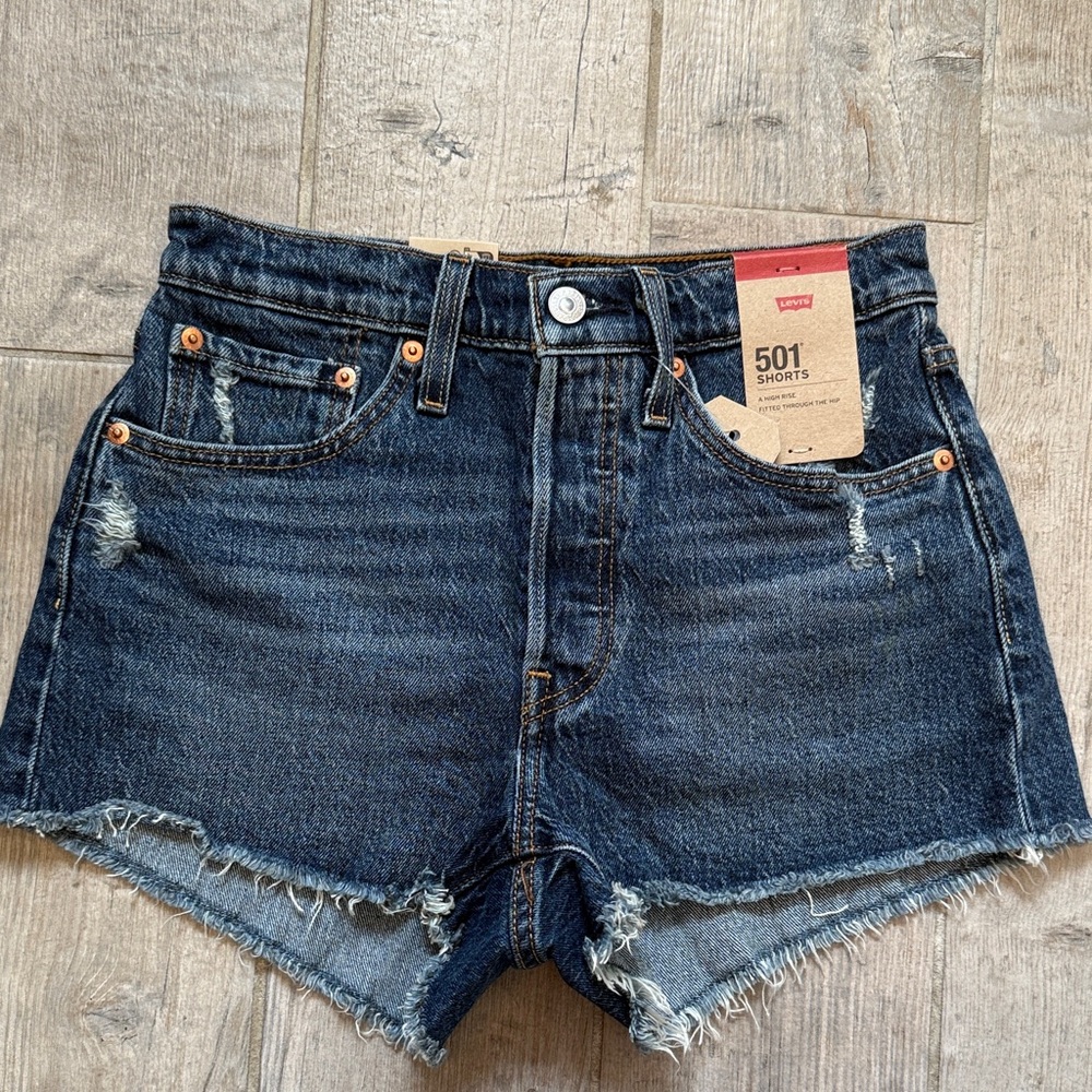 Levi's Women's 501 Jean Shorts - Deep Indigo